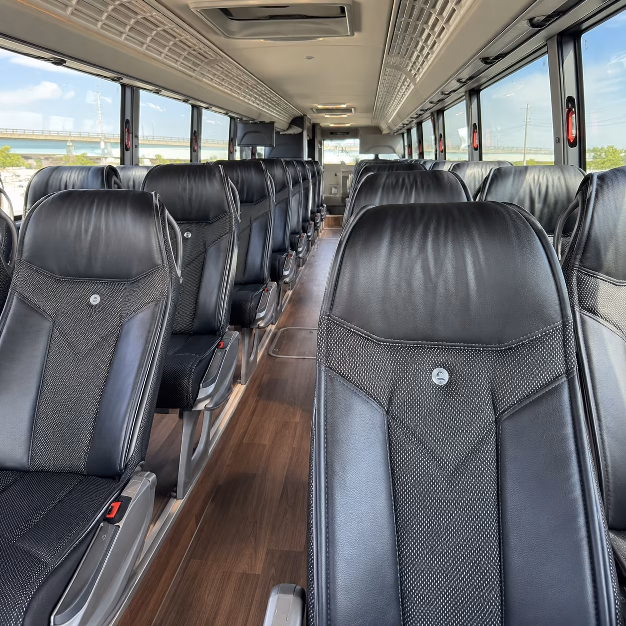 erie bus rental service area