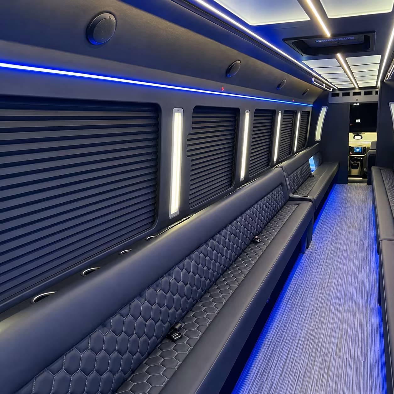 erie party bus rentals inside