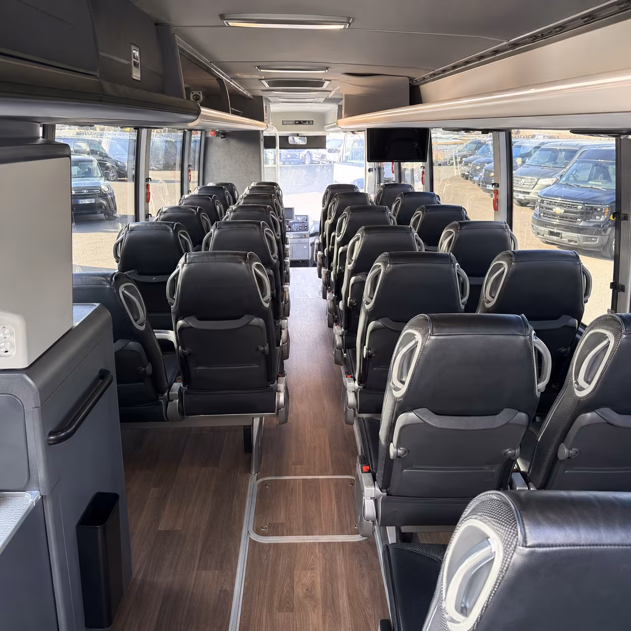 erie private event transportation onboard seating