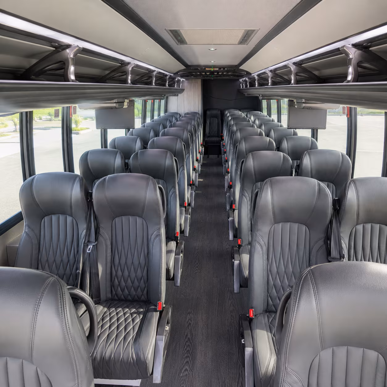 erie religious group transportation onboard seating