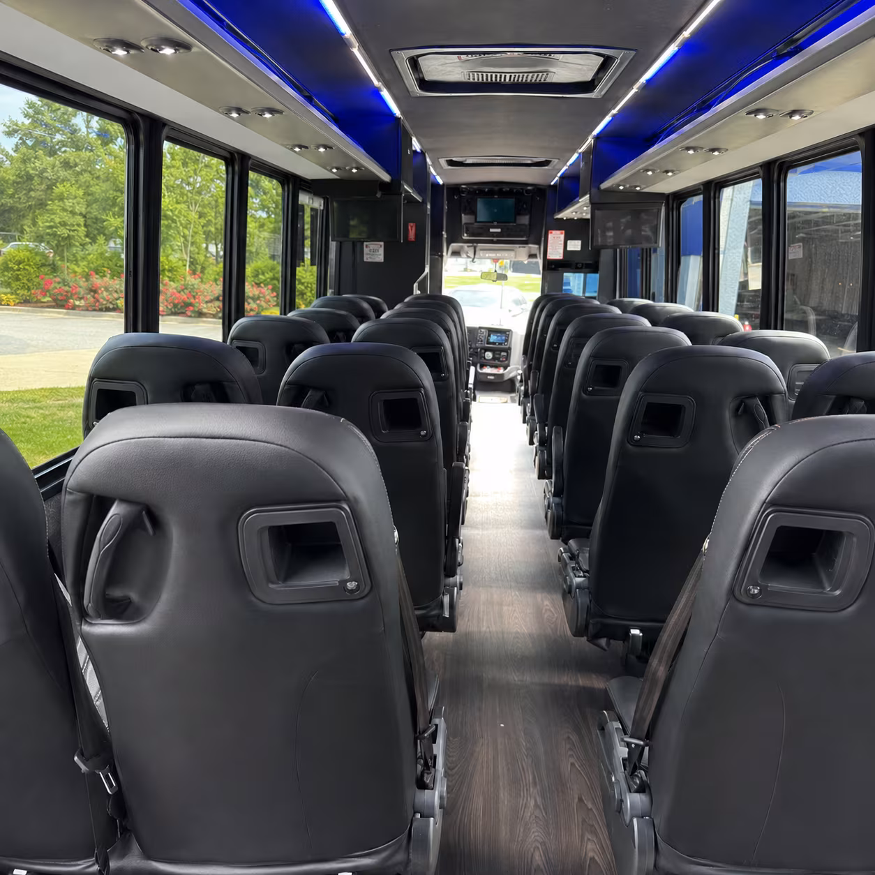 erie sporting event transportation onboard seating