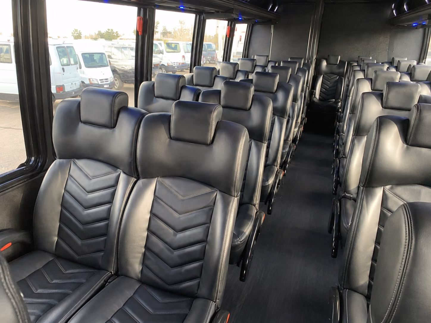 erie wedding transportation onboard seating