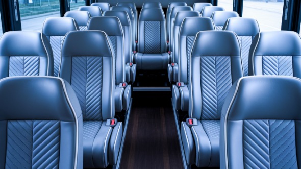 30 passenger minibus inside cleveland