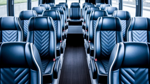 erie 18 passenger minibus inside