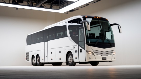 erie 56 passenger charter bus