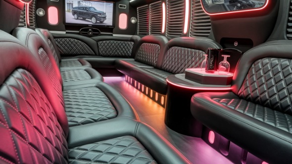 sprinter limo rental inside rochester
