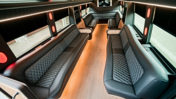 sprinter limo rental interior detroit