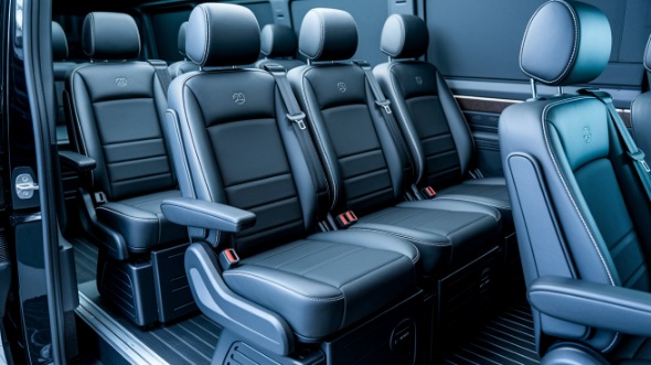 sprinter van with driver inside detroit